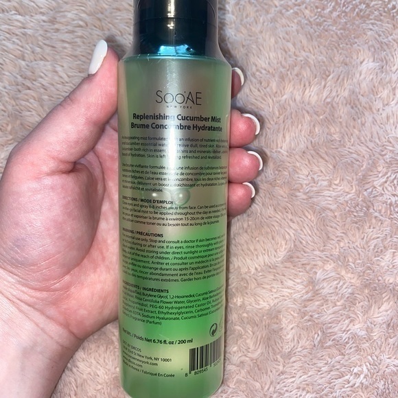 Soo’Ae Replenishing Cucumber Mist, brand‎ new - Picture 4 of 4